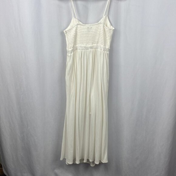 Bardot Revolve Ibiza Cutout Midi Dress In White Solid - Size US 4 - Picture 9 of 13